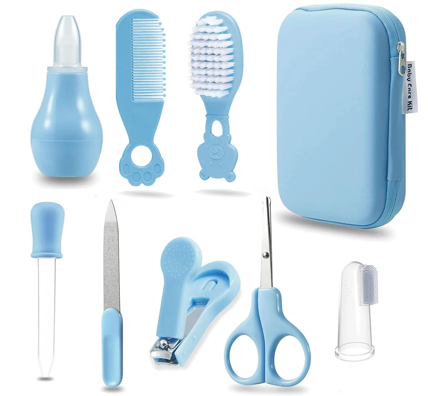 8-Piece Healthcare & Grooming Kit with Storage Case