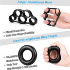 Adjustable Hand Grip Strengthener Set With Counter