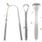 Stainless Steel Tongue Scraper – Durable Bad Breath Cleaner