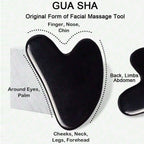Ice Face Roller & Gua Sha Set for Cooling Facial Massage