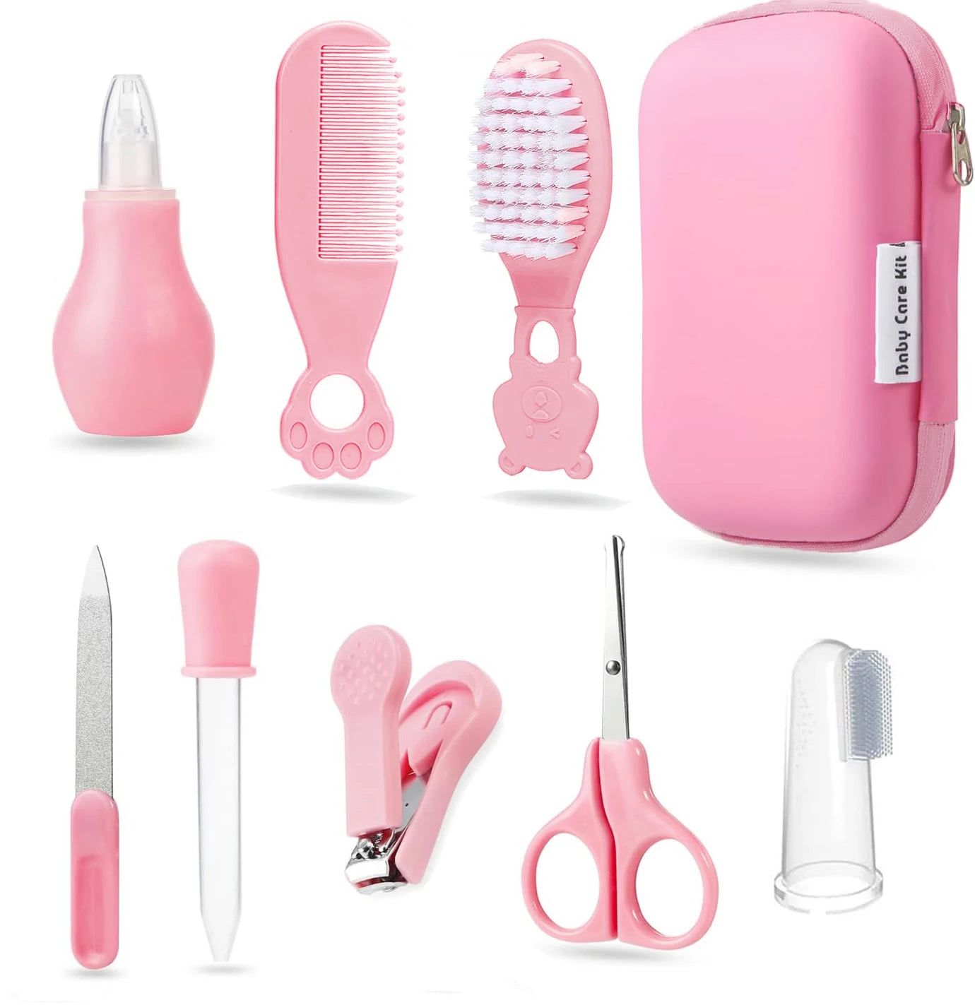 8-Piece Healthcare & Grooming Kit with Storage Case