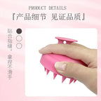 Silicone Scalp Shampoo Brush – Manual Head Massager